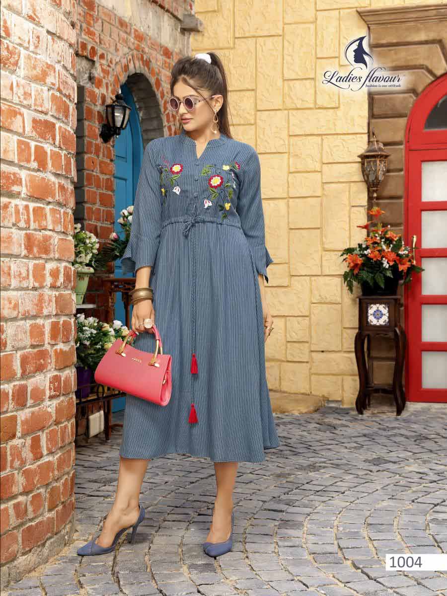 Elite Ladies Flavour 3D Stripe Kurti Manufacturer Elite Ladies Flavour 3D Stripe Kurti Manufacturer